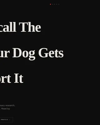 Investigative Pet Care News Blog Landing Page Template