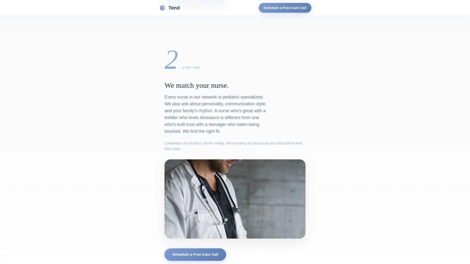 Pediatric Home Health Agency Landing Page Template