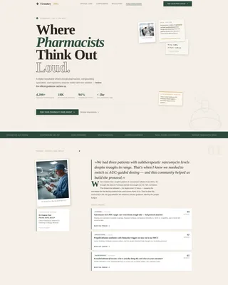 Premium Community Landing Page Template