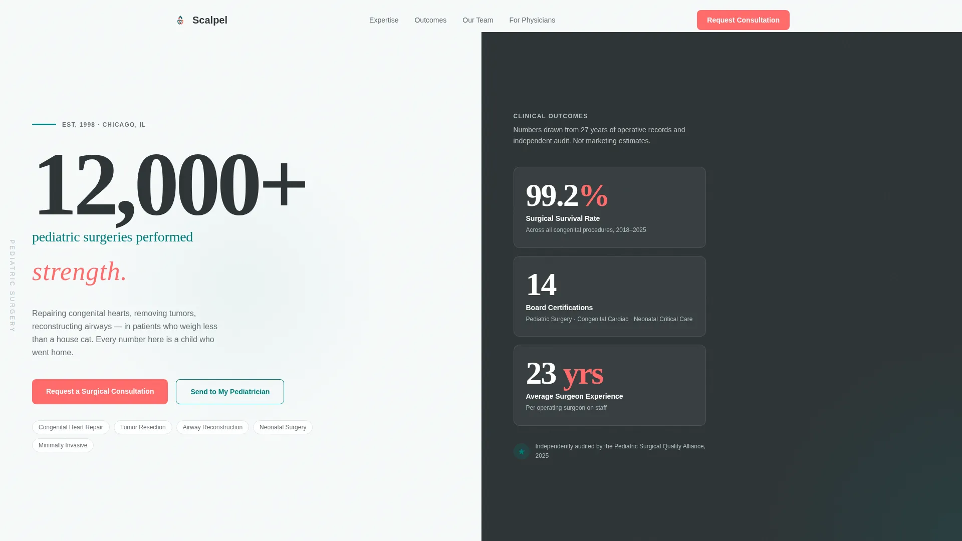 Complete Pediatric & Child Health Reviews & Social Proof Website Template