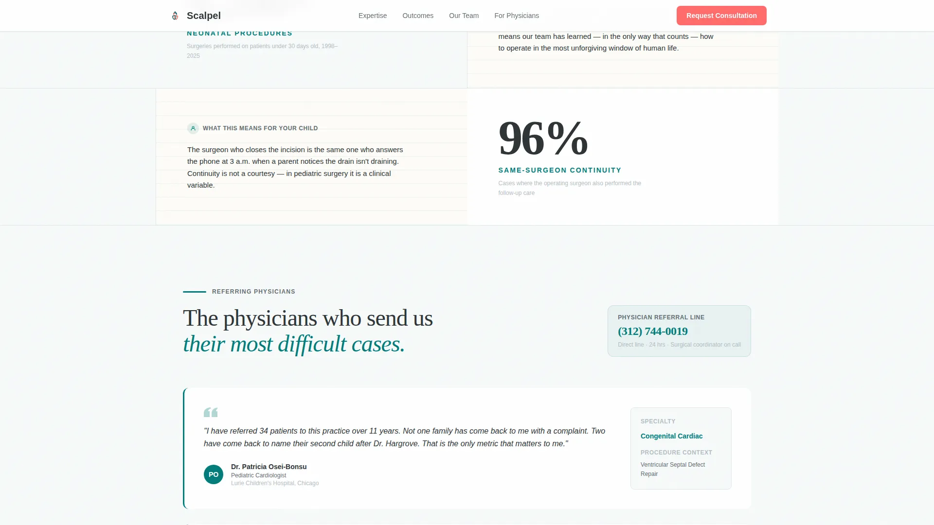 Complete Pediatric & Child Health Reviews & Social Proof Website Template
