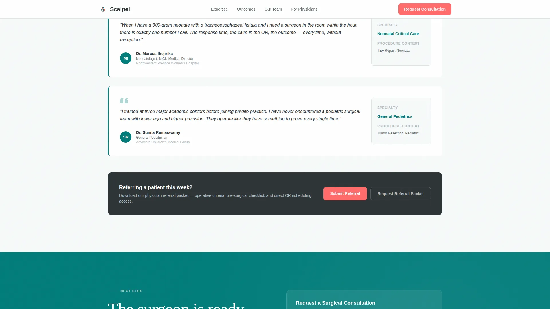 Complete Pediatric & Child Health Reviews & Social Proof Website Template