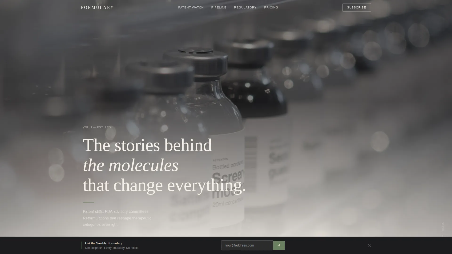 Premium Drug Development Landing Page Template