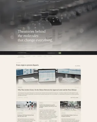 Premium Drug Development Landing Page Template