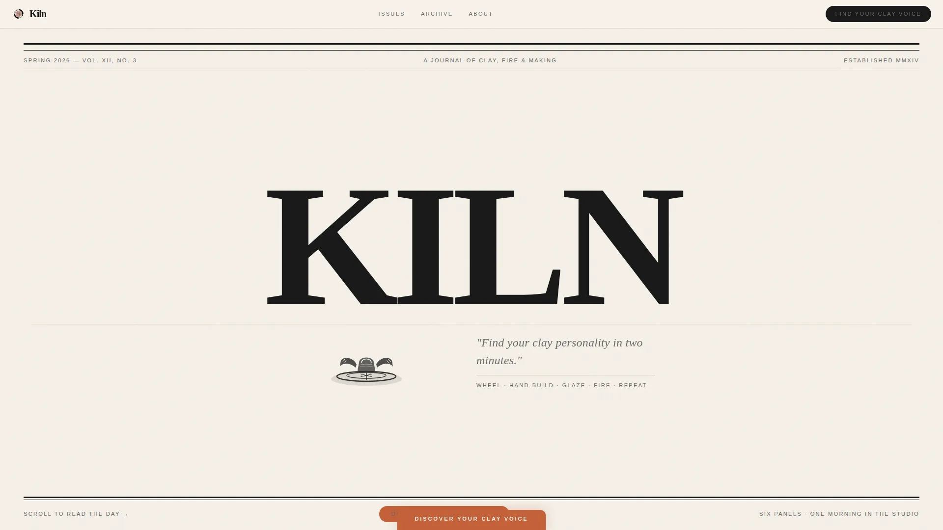 Expert Pottery Studio Landing Page Template