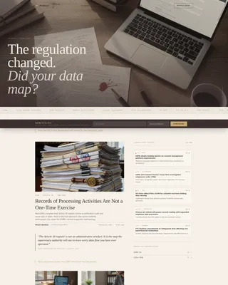 Advanced Legal & Policy Blog Privacy Policy & Terms Website Template