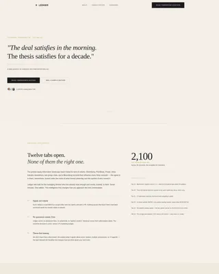 Private Equity Newsletter Landing Page Template