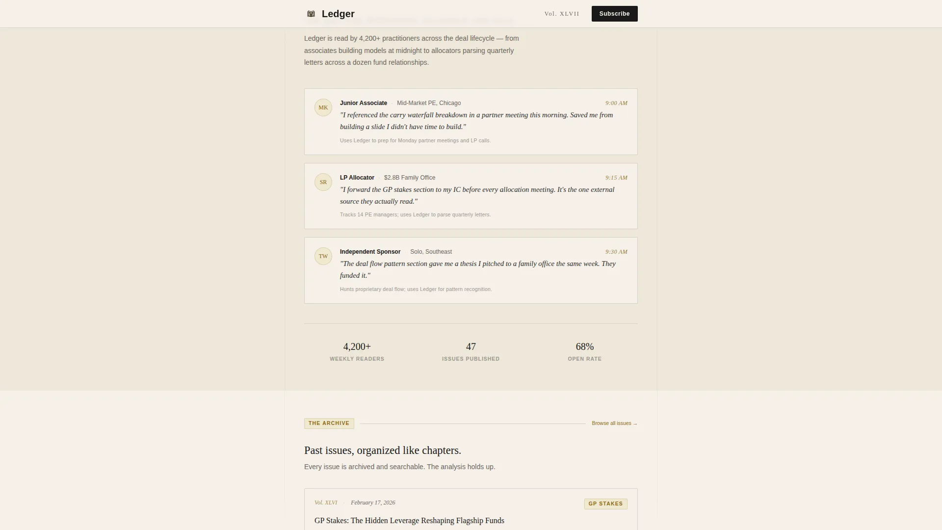 Premium Alternative Investments Landing Page Template