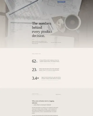Product Management Newsletter Landing Page Template