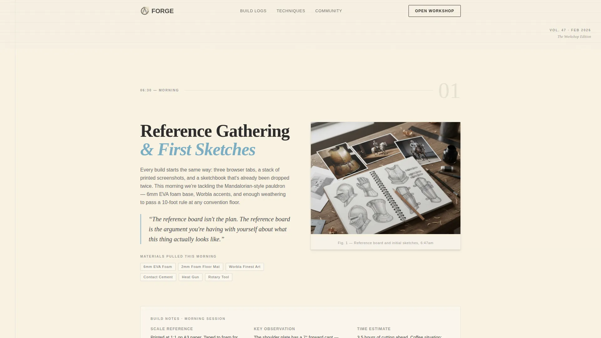 Hobby & Passion Content Virtual Blog Website Template