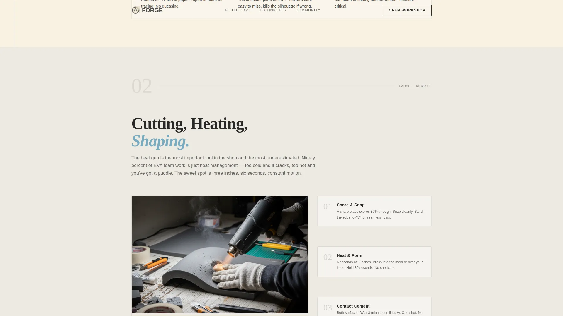 Hobby & Passion Content Virtual Blog Website Template