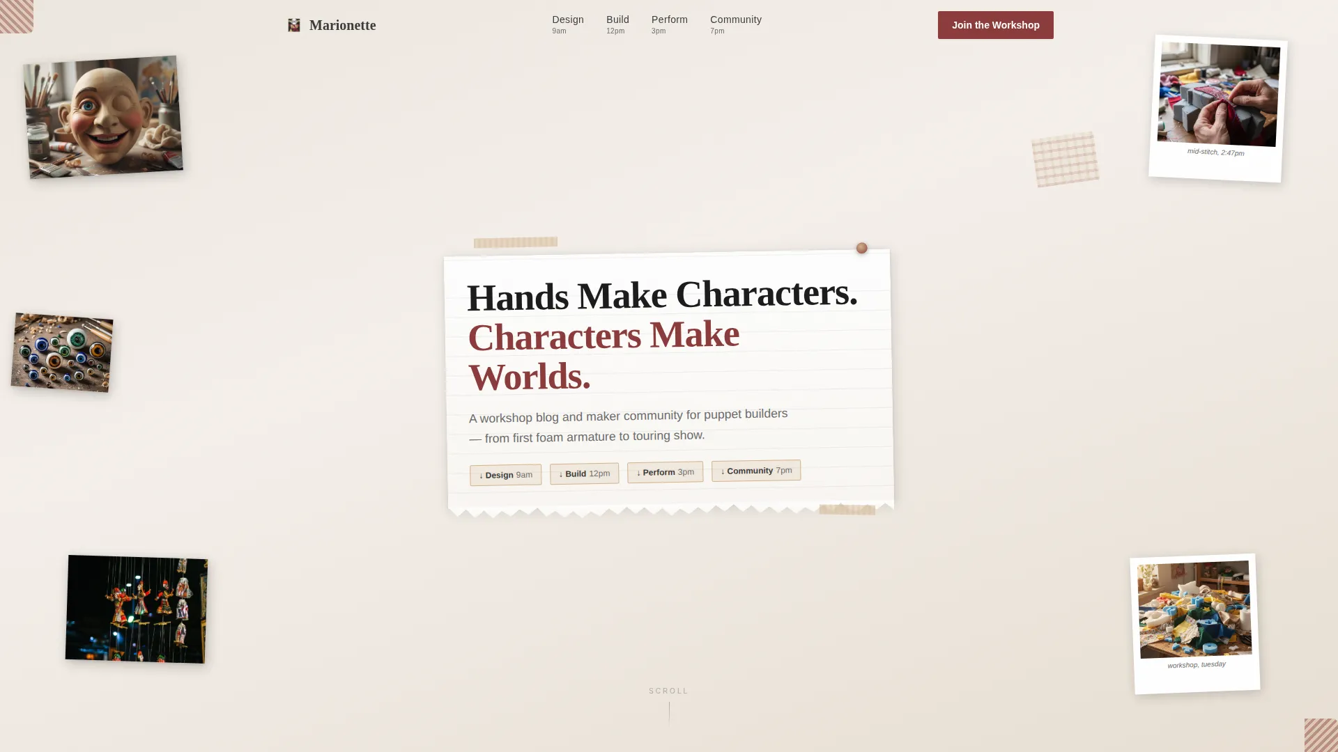 Hobby & Passion Content Independent Blog Website Template