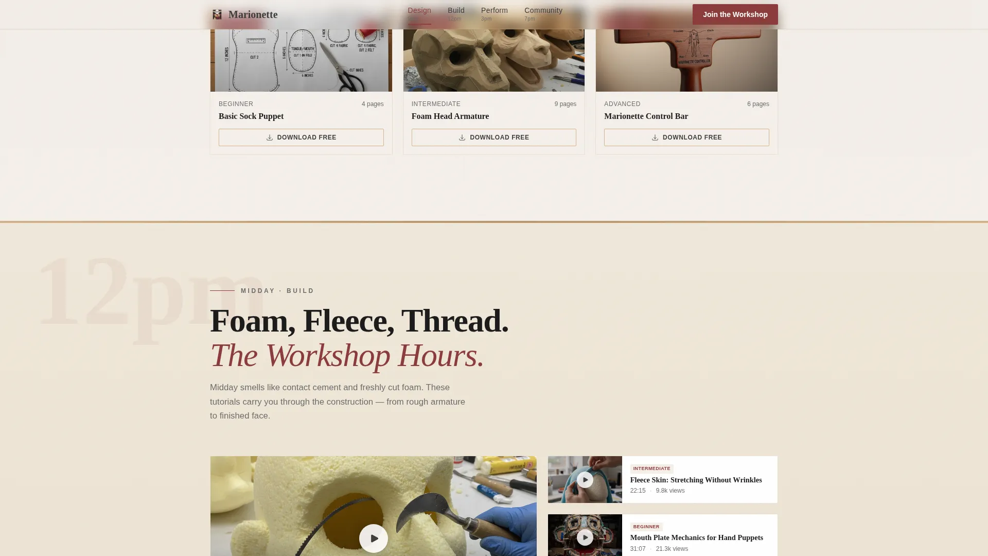 Hobby & Passion Content Independent Blog Website Template