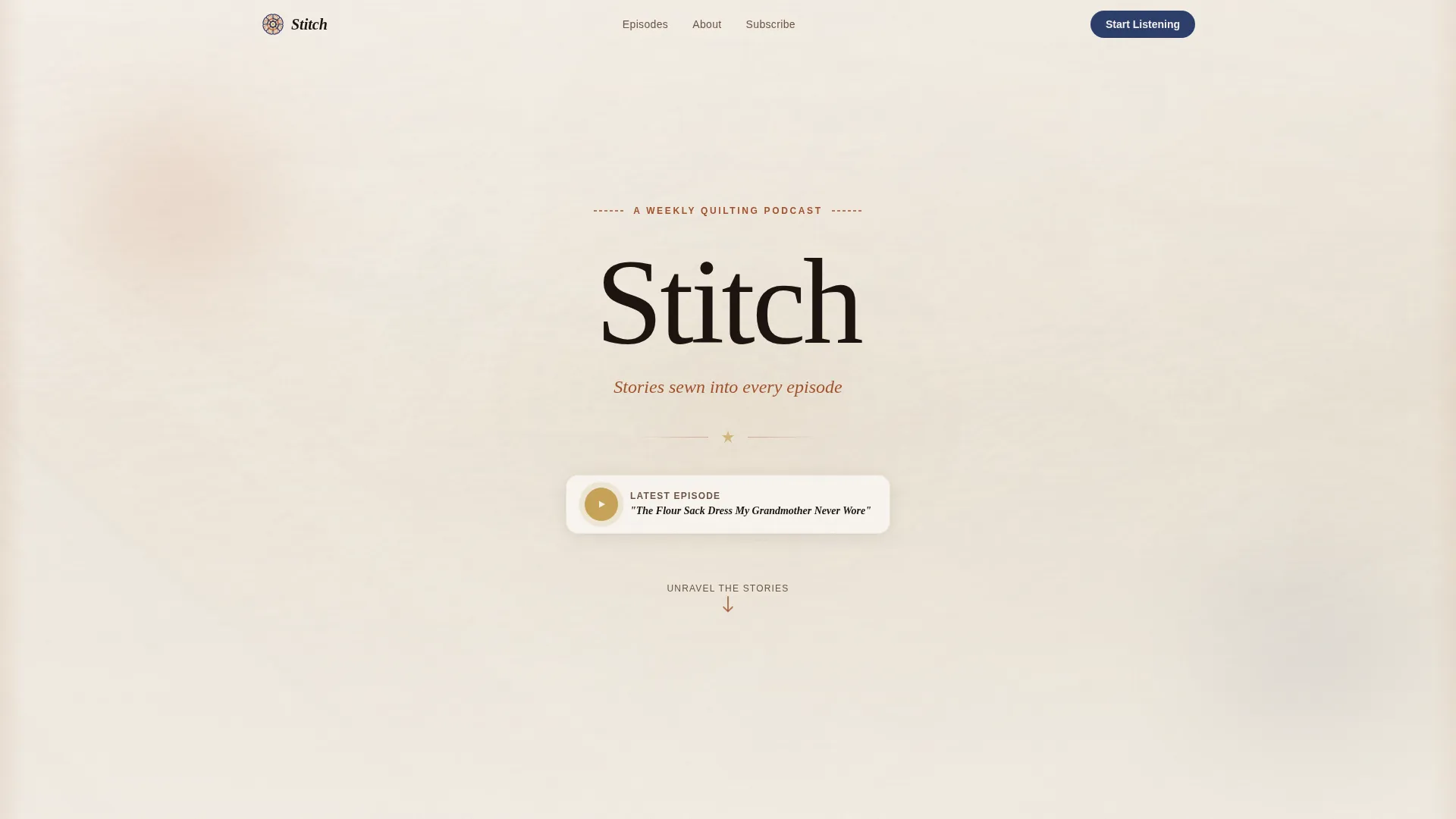 Quilting & Sewing Content Professional Website Template