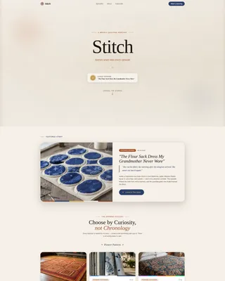 Quilting & Sewing Content Professional Website Template