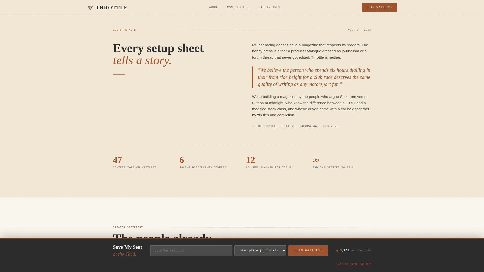 Hobby & Passion Content Pre-Launch & Coming Soon Website Template