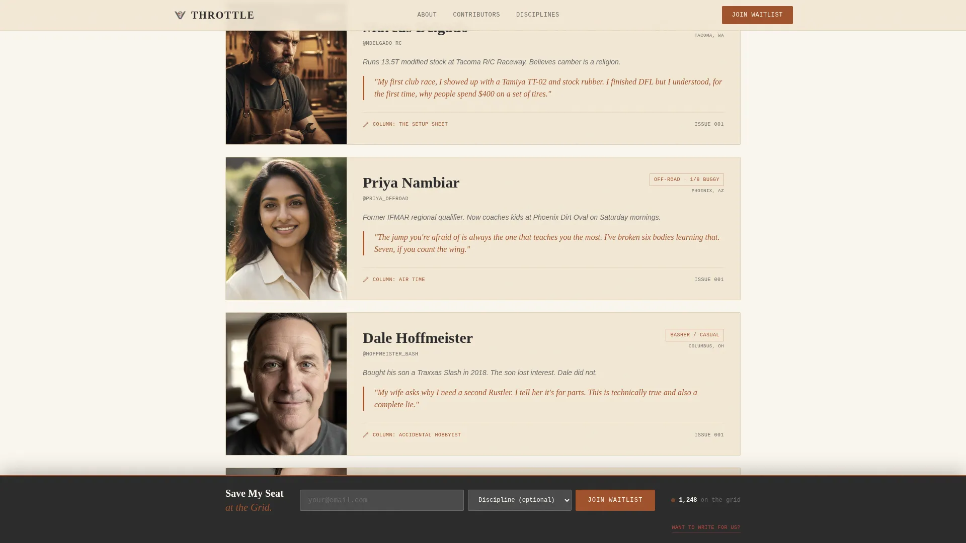 Hobby & Passion Content Pre-Launch & Coming Soon Website Template