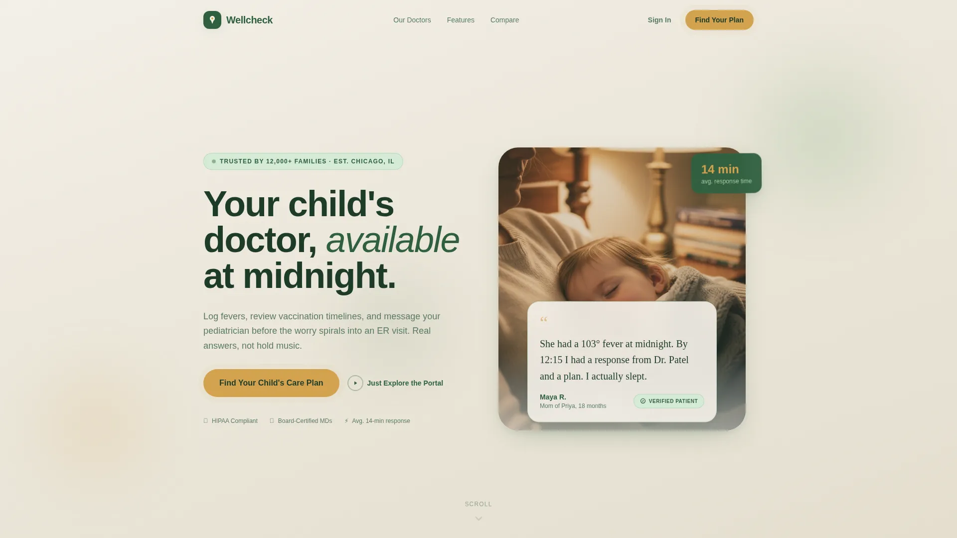 Pediatrician Reviews Website Template