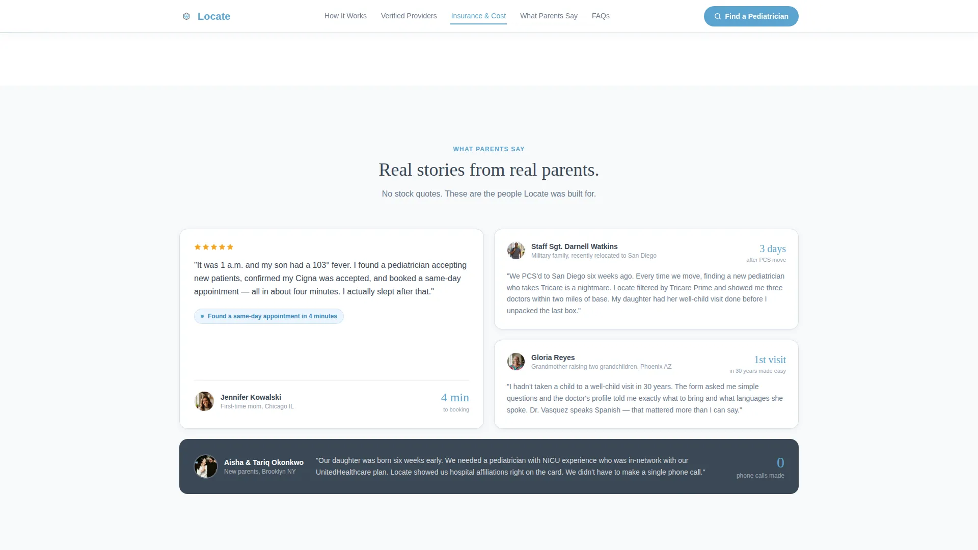 Directory Landing Page Template for Booking