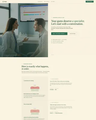 Periodontist Appointment Booking Landing Page