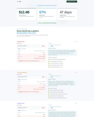 Periodontist Insurance & Billing Landing Page Template