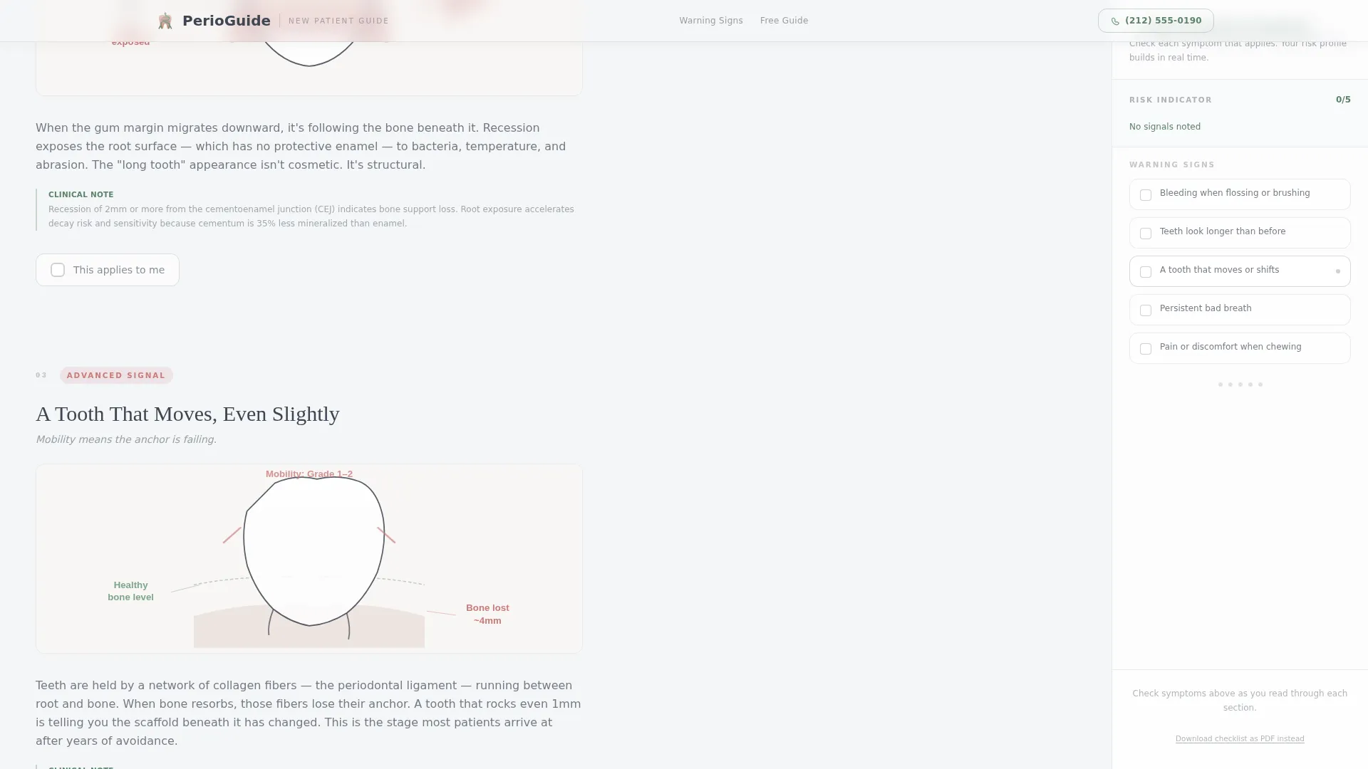 Periodontist Booking Website Template