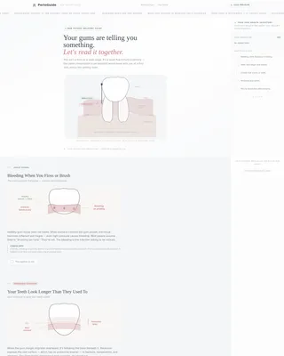Periodontist Booking Website Template