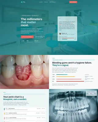 Periodontist Specialist Booking Website Template