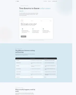 Periodontist Patient Portal Landing Page Template