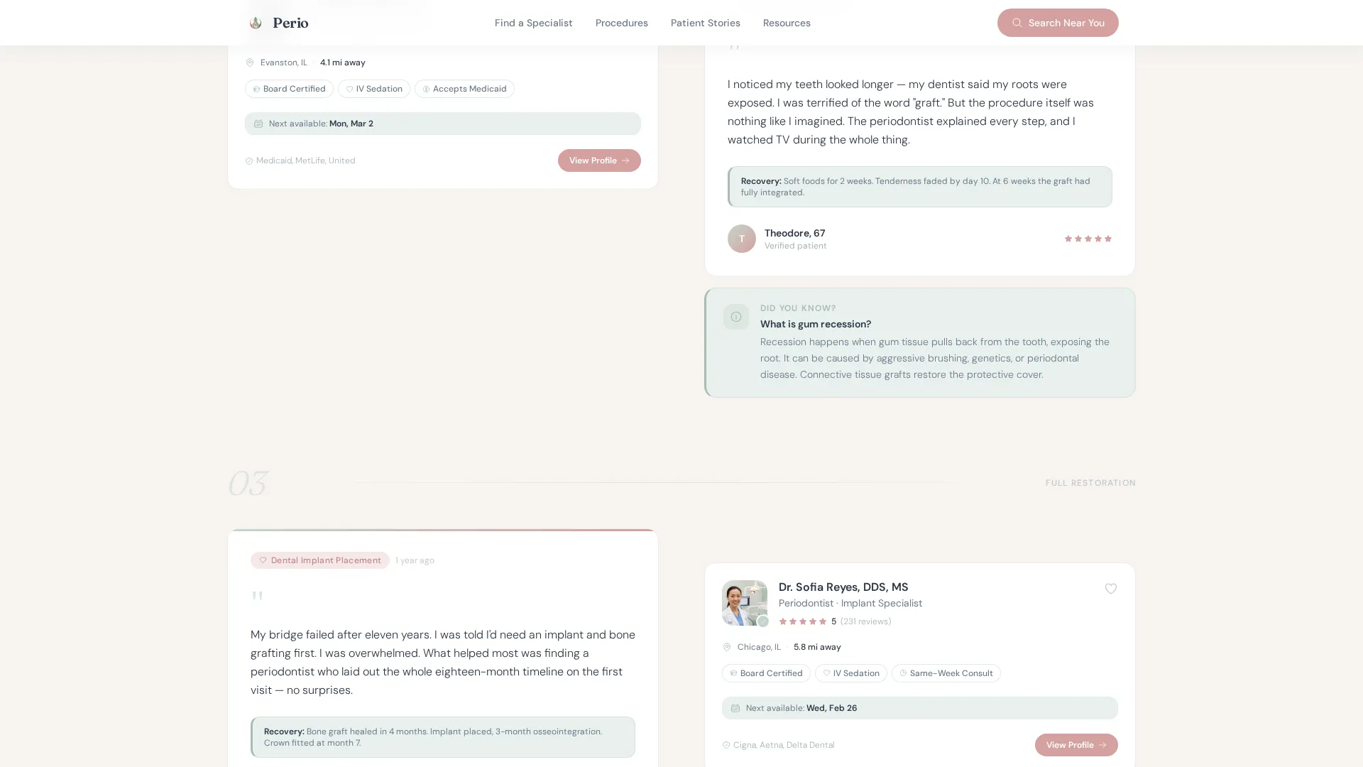 Provider Directory Landing Page Template