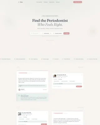 Provider Directory Landing Page Template