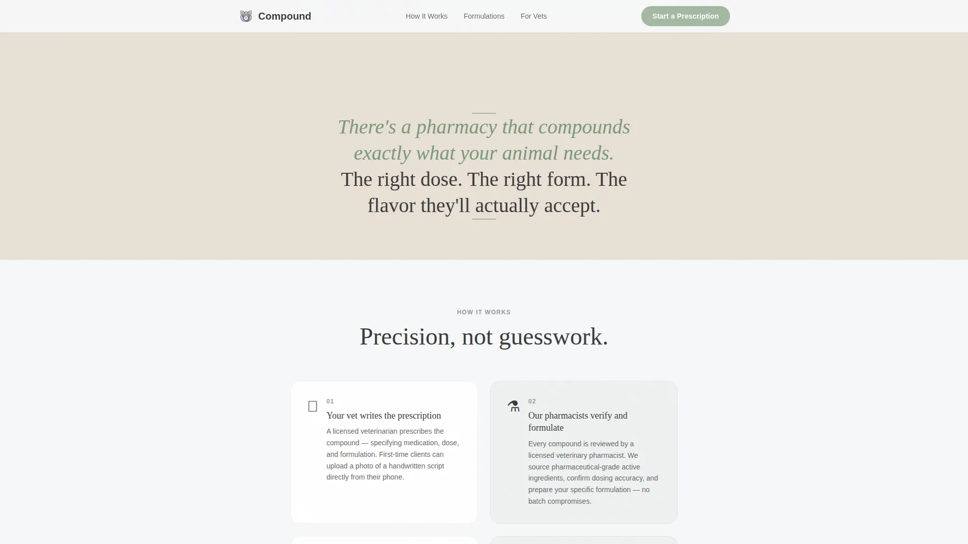 Custom Pet Pharmacy Landing Page Template
