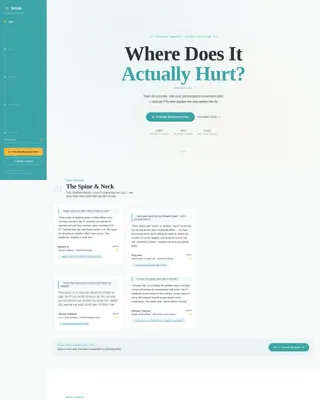 Physical Therapist Patient Education Landing Page