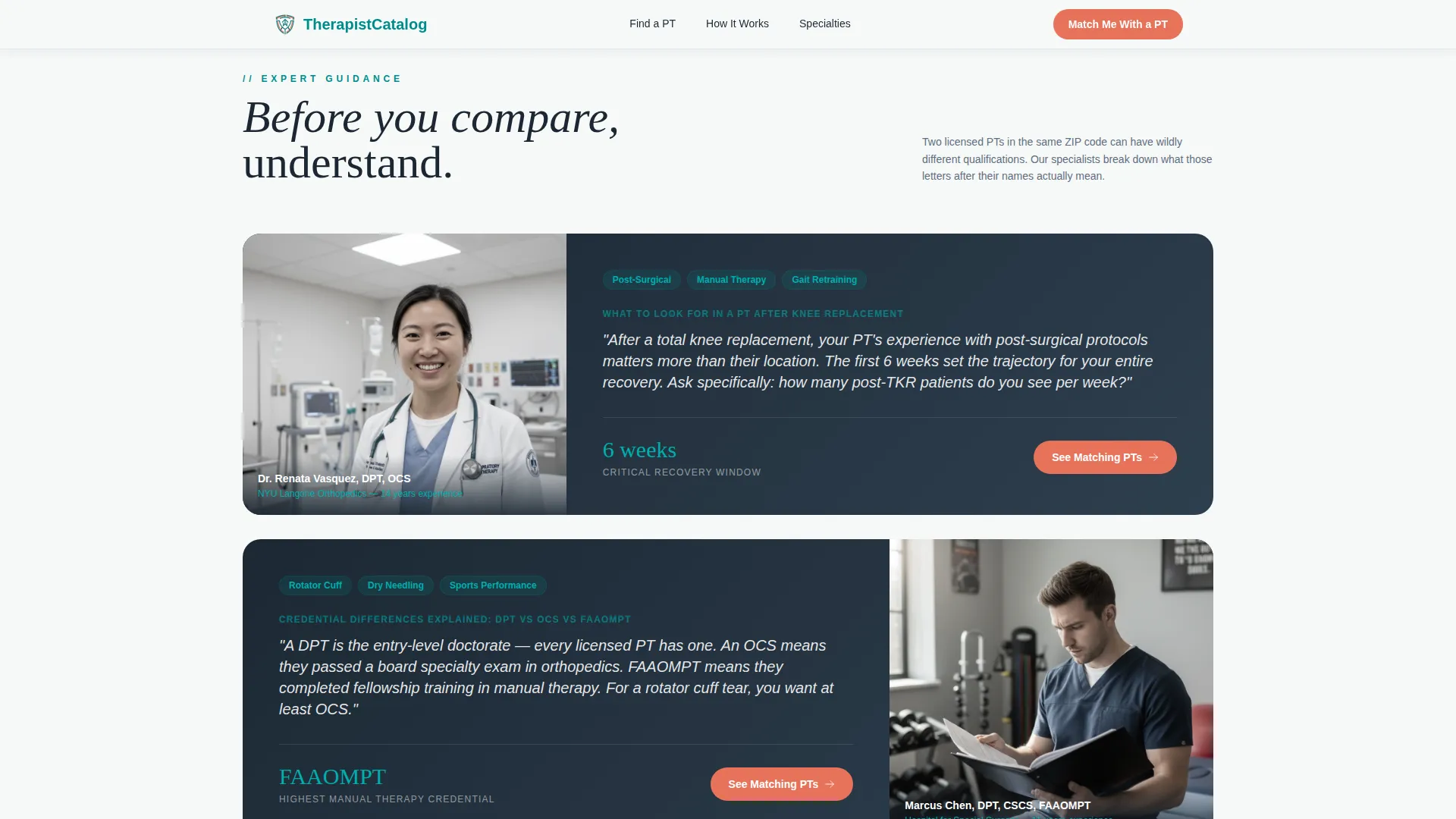 Trusted Physical Therapist Landing Page Template