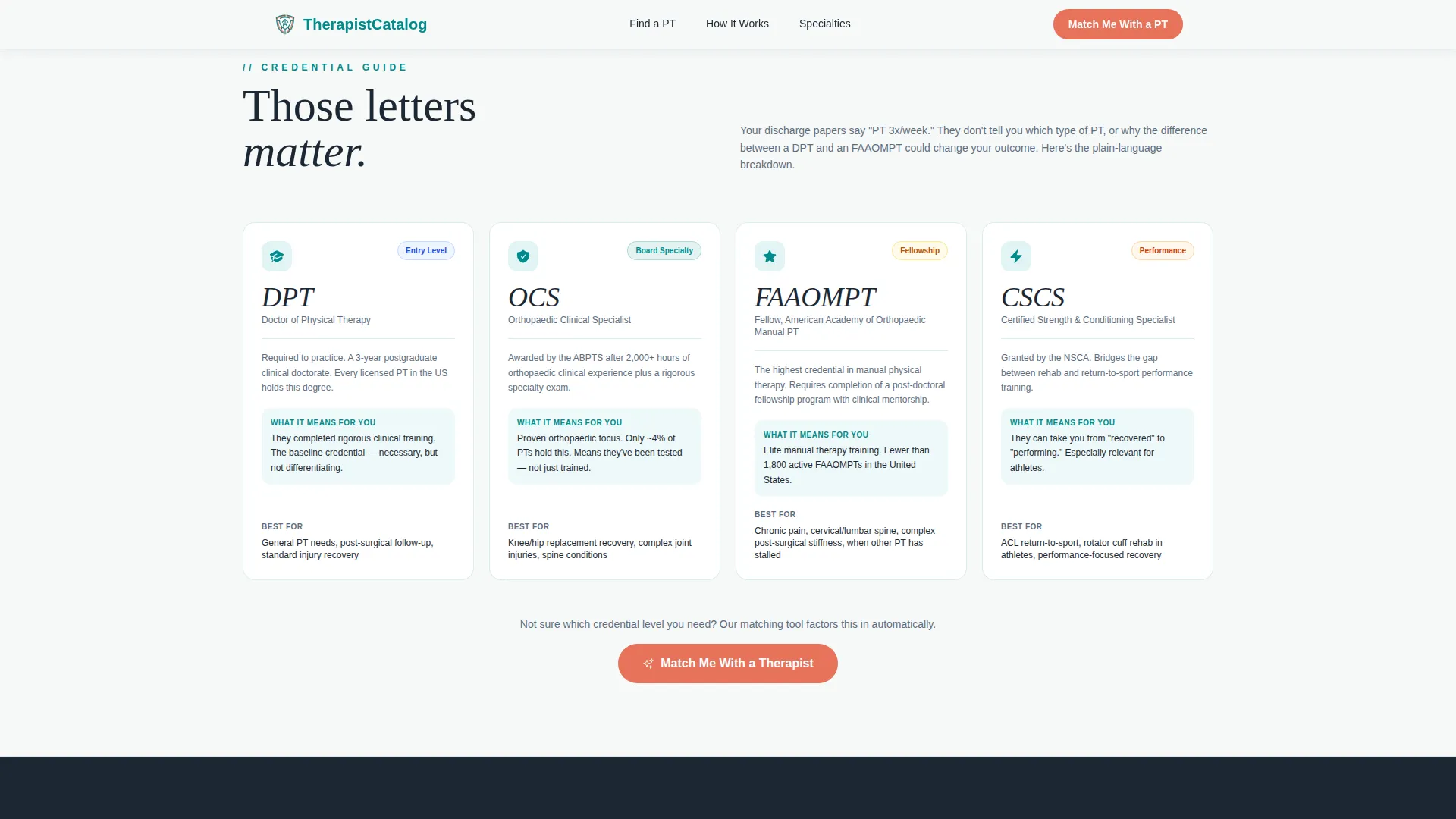 Trusted Physical Therapist Landing Page Template