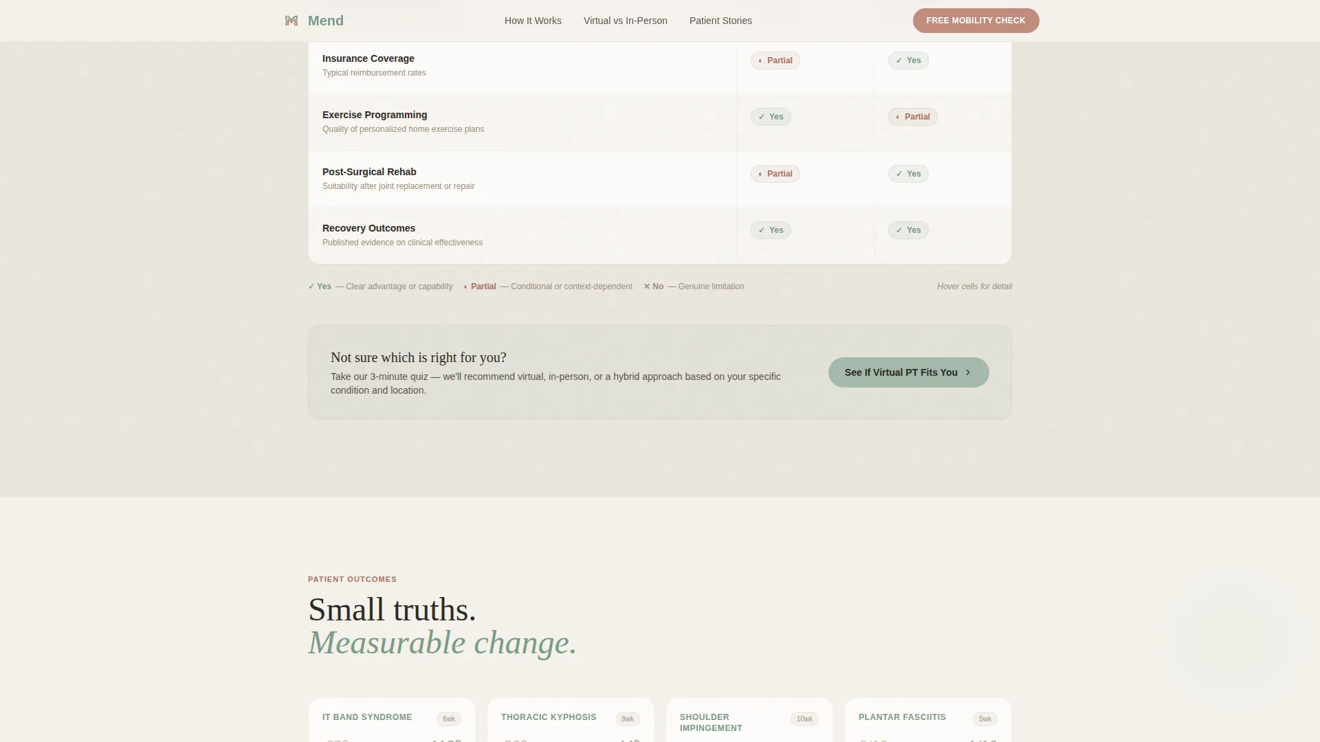 Virtual Physical Therapy Landing Page Template