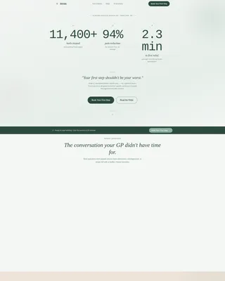 Plantar Fasciitis Specialist Landing Page Template