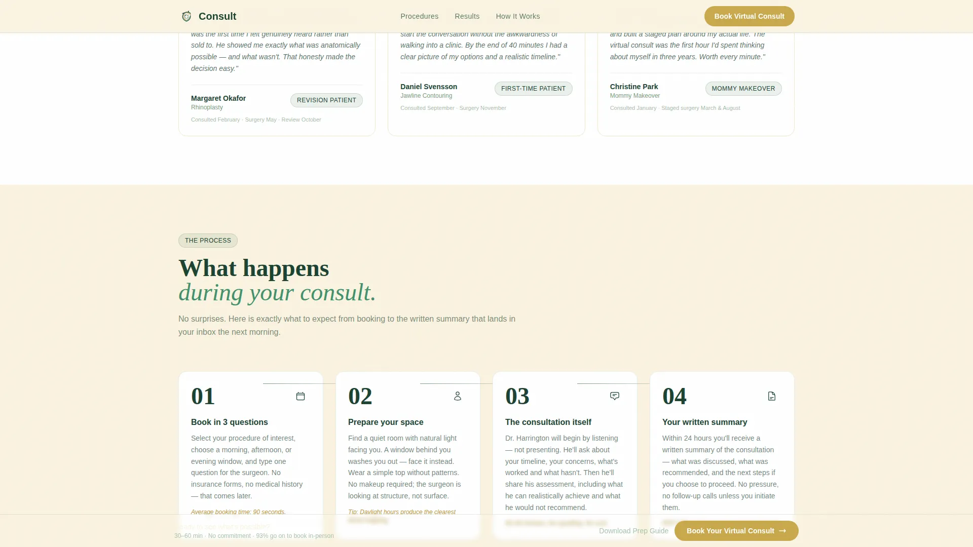 Trusted Surgeon Landing Page Template