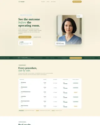 Trusted Surgeon Landing Page Template