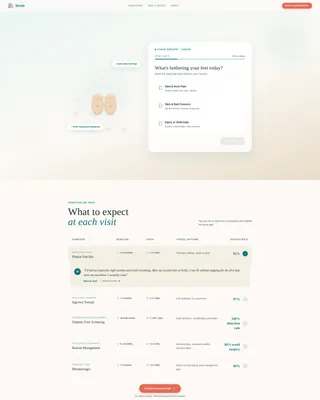 Podiatrist New Patient Landing Page Template