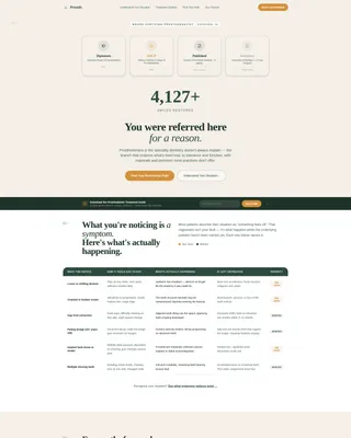 Prosthodontist Booking Website Template