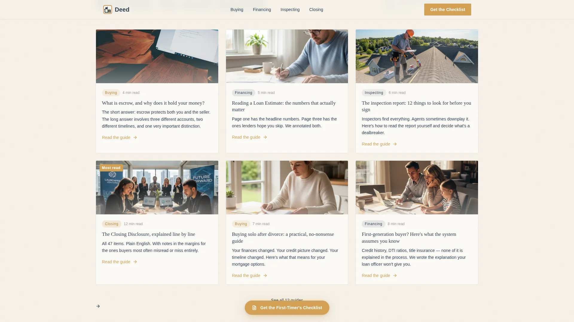 Real Estate Blog & Media Education Website Template
