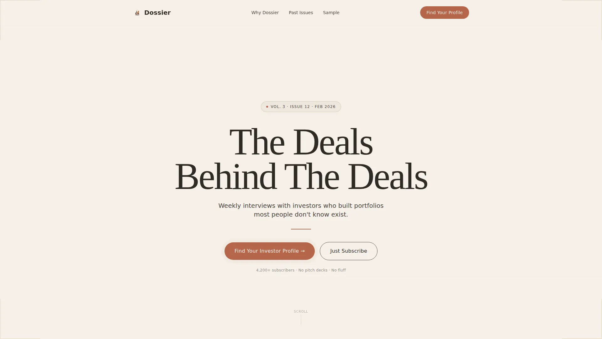 Real Estate Investing Newsletter Landing Page Template