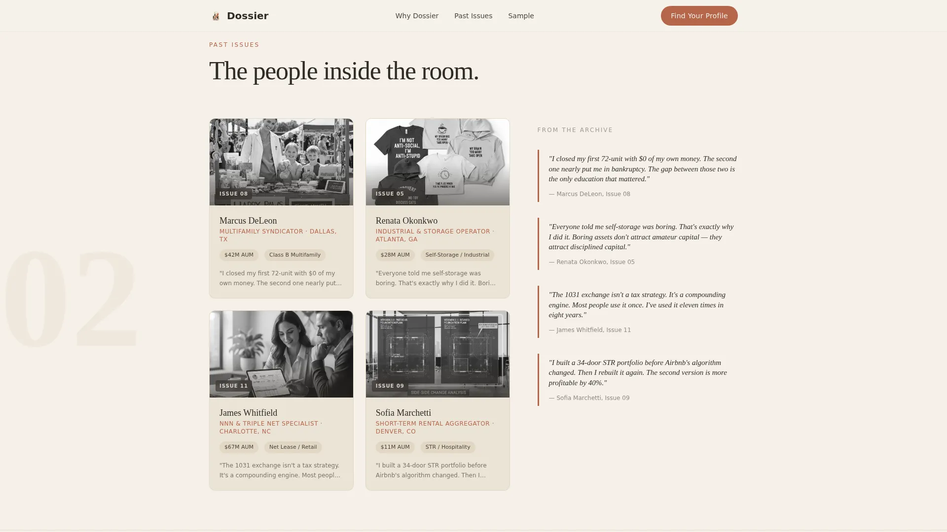 Real Estate Investing Newsletter Landing Page Template