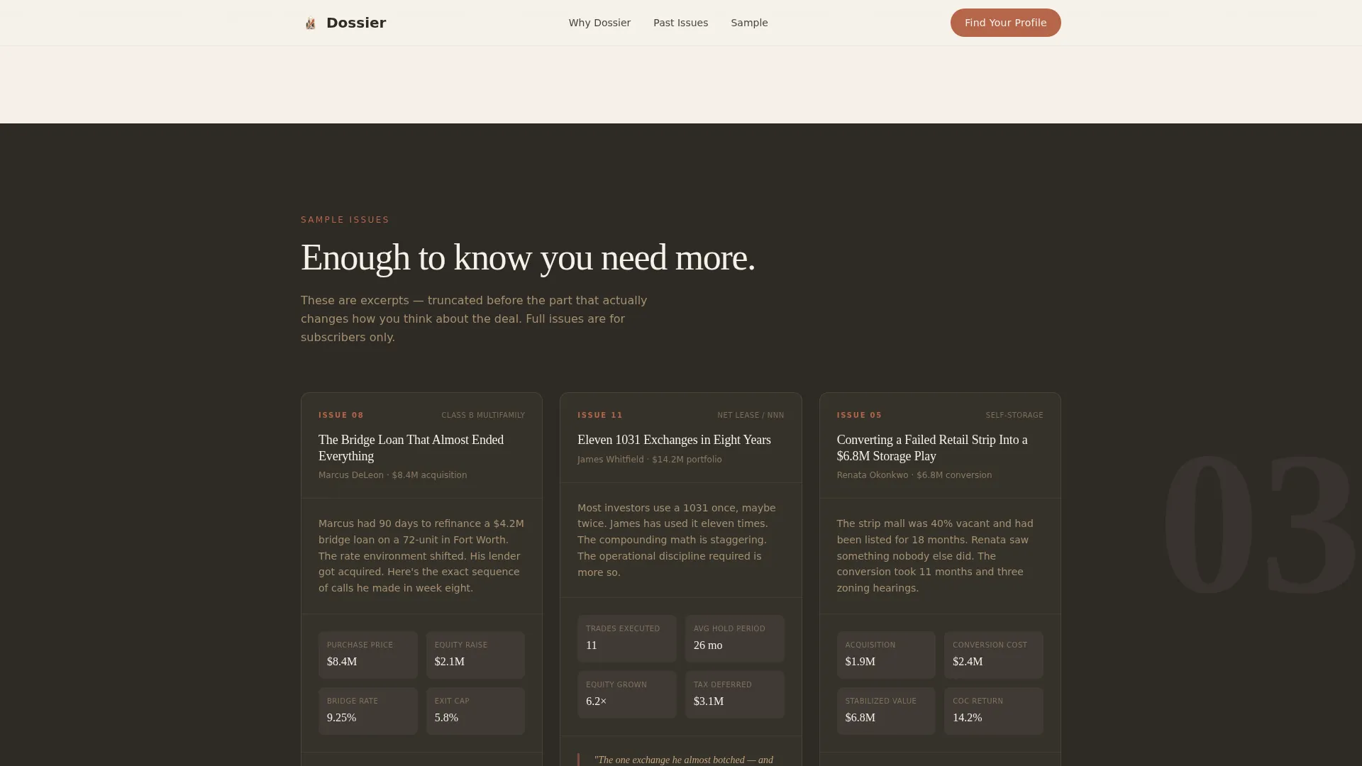 Real Estate Investing Newsletter Landing Page Template