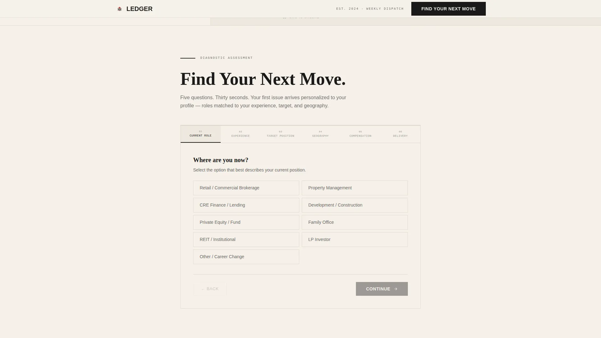 Real Estate Investing Newsletter Landing Page Template