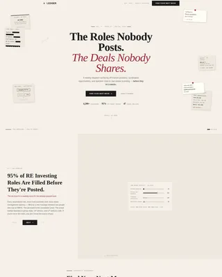 Real Estate Investing Newsletter Landing Page Template