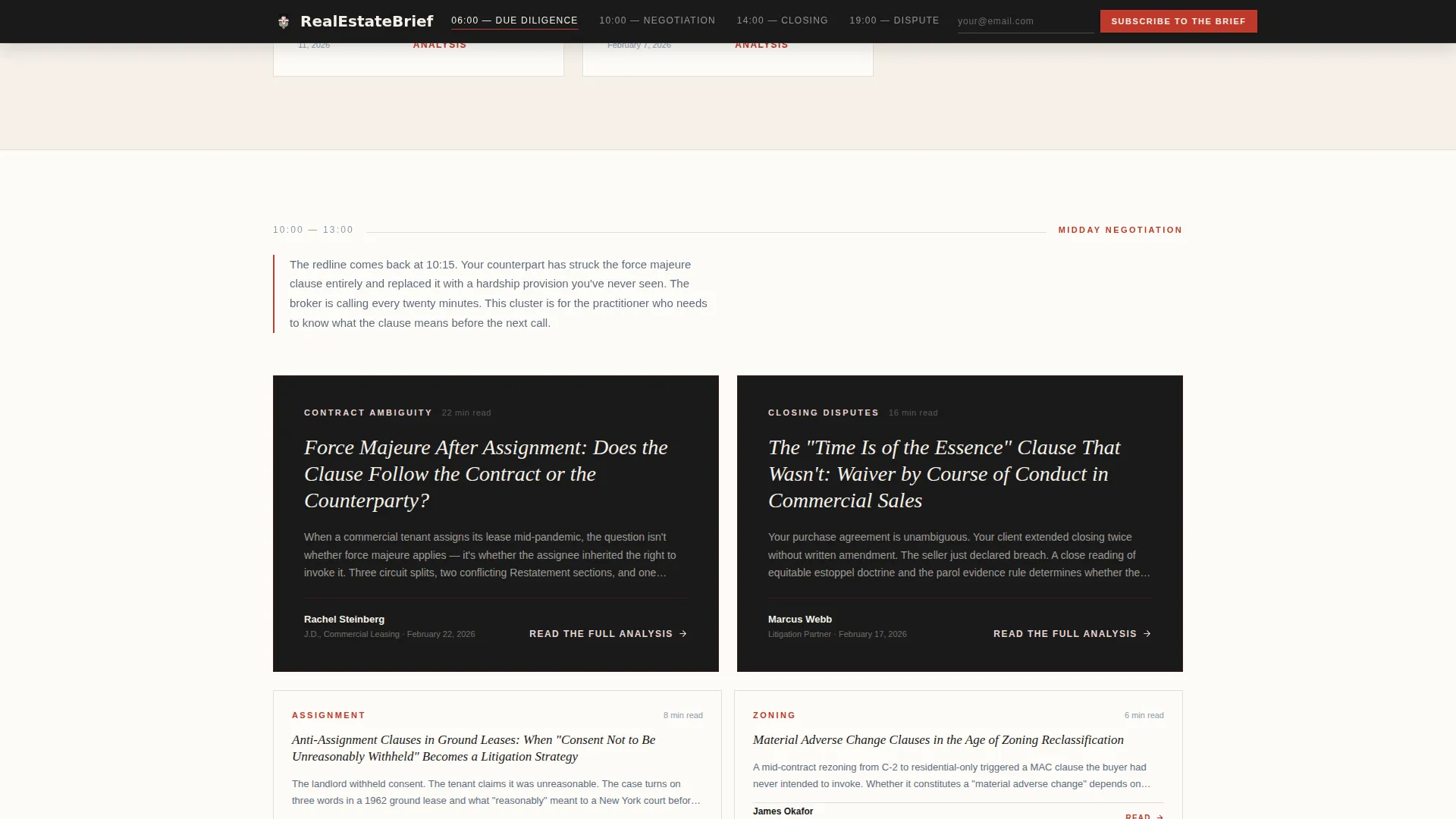 Expert Legal & Policy Blog Blog & Content Website Template