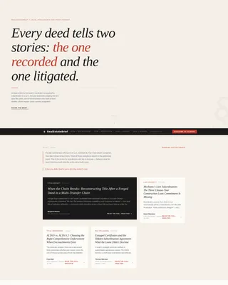 Expert Legal & Policy Blog Blog & Content Website Template