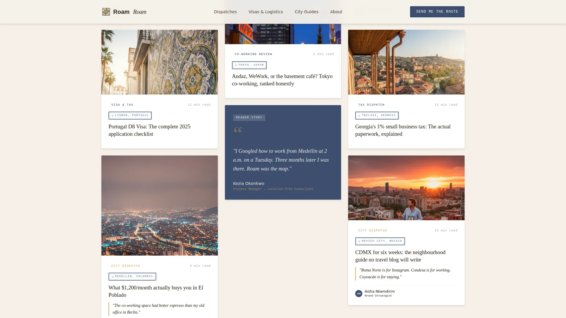 Adventure Travel Influencer Landing Page Template